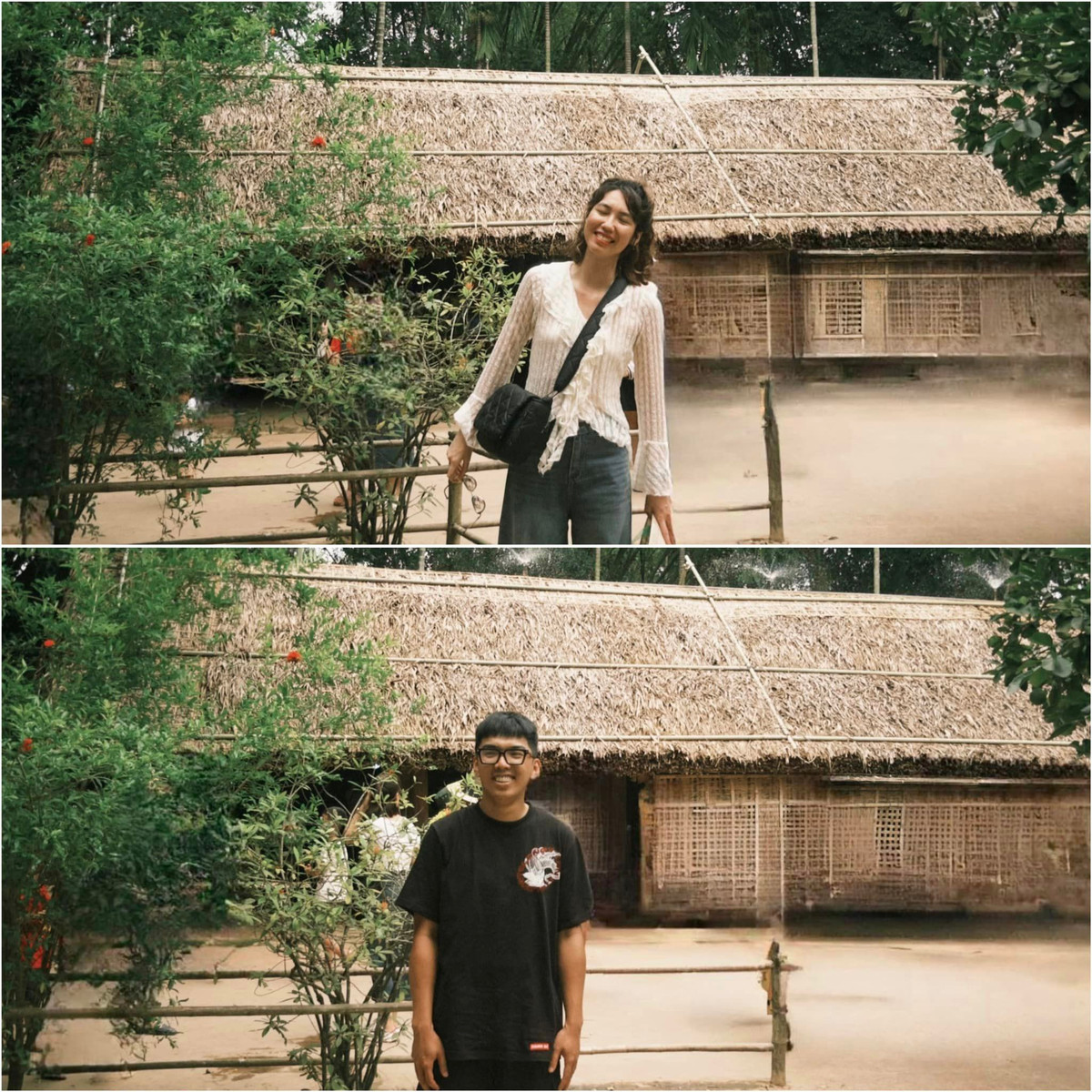 Cặp đôi khi thì check-in từng người ở cùng 1 địa điểm.