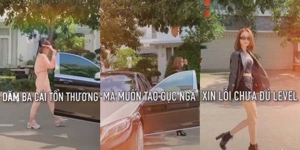 Chưa dừng lại ở việc đắc ý bằng status, Ngọc Trinh còn thực hiện một đoạn video cùng phát ngôn sắc bén được cho là để "dằn mặt" nhưng ai đã từng gây hấn với cô từ trước tới nay.