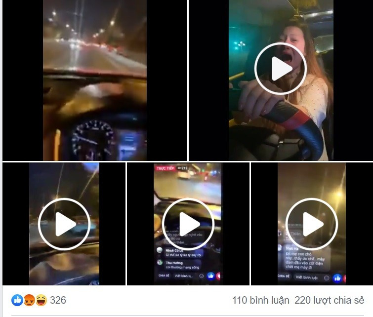 Lai xe khi say ruou, nu tai xe 