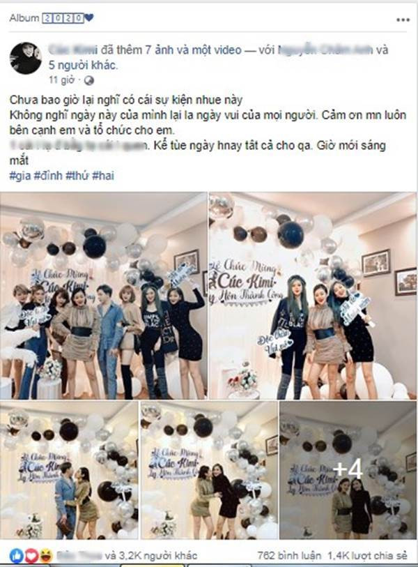 Mới đây, cộng đồng mạng xôn xao trước những bức ảnh của một cô gái đến từ Thái Nguyên tổ chức tiệc mừng ly hôn chồng thành công cực kỳ hoành tráng. Bữa tiệc có sự tham gia của đông đảo bạn bè thân thiết, trông ai cũng phấn khởi, vui vẻ như vừa bắt được vàng.