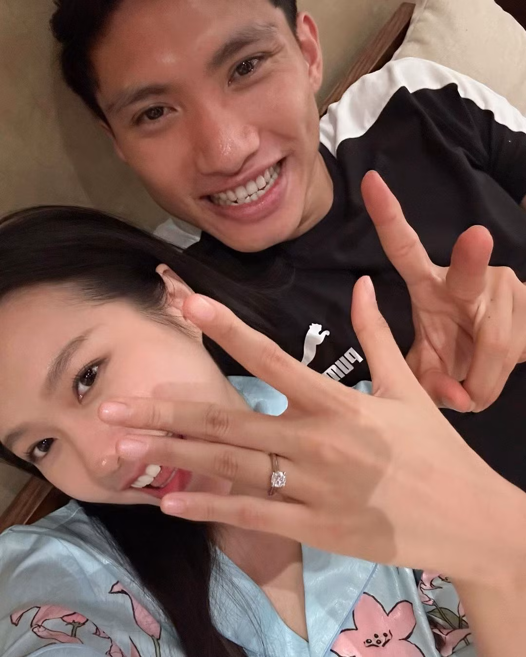 Doãn Hải My cho biết hết lòng ủng hộ sự nghiệp của Đoàn Văn Hậu, thường xuyên có mặt trên khán đài để cổ vũ bạn trai.