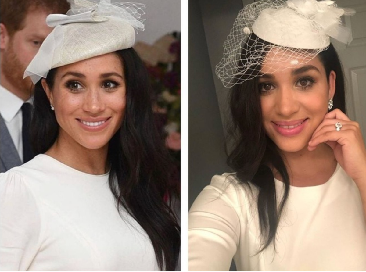 Ban đầu, vẻ ngoài giống người nổi tiếng khiến Christine bối rối và thấy khá phiền. Sau đó, cô bắt đầu tận dụng lợi thế này để kiếm tiền bằng công việc đóng giả Meghan. Bà mẹ một con thường cùng một chàng trai có vẻ ngoài giống Hoàng tử Harry chụp ảnh và tham gia sự kiện.