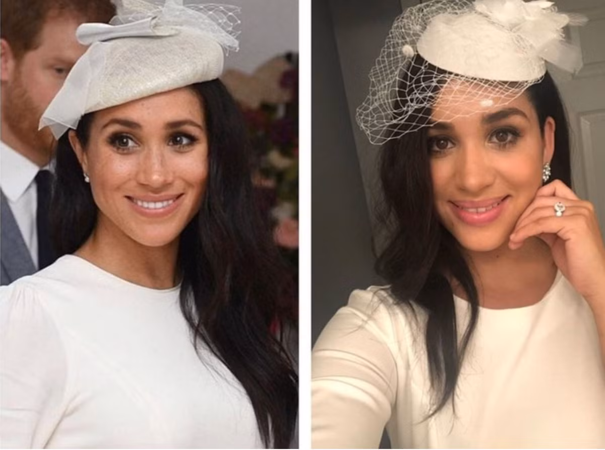 Ban đầu, vẻ ngoài giống người nổi tiếng khiến Christine bối rối và thấy khá phiền. Sau đó, cô bắt đầu tận dụng lợi thế này để kiếm tiền bằng công việc đóng giả Meghan. Bà mẹ một con thường cùng một chàng trai có vẻ ngoài giống Hoàng tử Harry chụp ảnh và tham gia sự kiện.