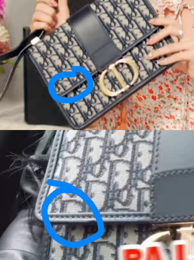 Tuy nhiên, cư dân mạng cho rằng chiếc túi Sĩ Thanh quay clip và đem ra store là 2 chiếc túi khác nhau, nhất là ở phần họa tiết và phom dáng.