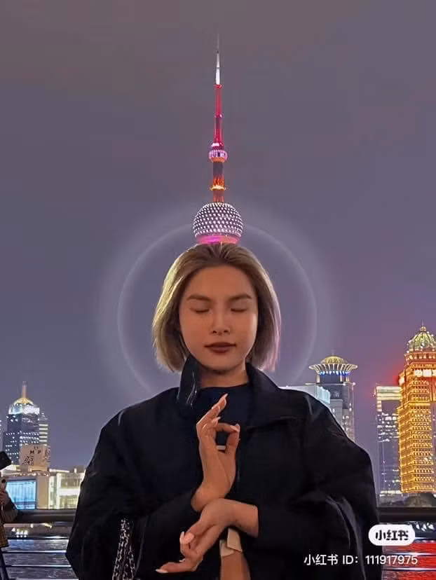 Đến bến Thượng Hải nhưng ai đã check-in kiểu như này chưa?