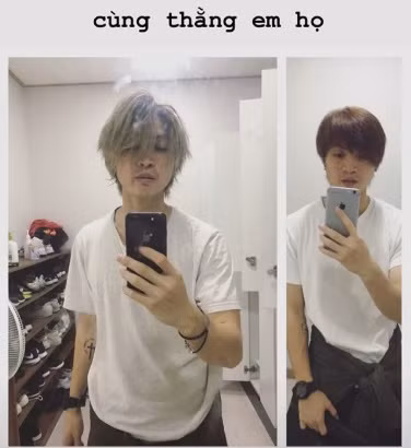 Nổi tiếng ngoan hiền thế nhưng với đây tiền vệ Tuấn Anh cũng đã đi F5 lại ngoại hình khi nhuộm đầu bạc trắng rồi khoe lên mạng xã hội.