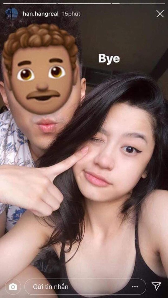 Thời gian gần đây, Hàn Hằng liên tục dính thị phi khi nhiều người cho rằng cô là "tiểu tam" xen vào chuyện tình của vlogger Huyme và Trúc Anh.