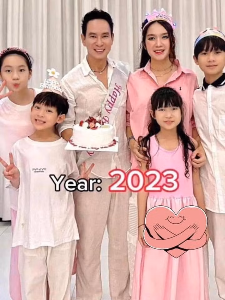 Hiện tại, khi con cái dần lớn khôn, cặp đôi có nhiều thời gian riêng tư hơn, nhưng vẫn cùng nhau động viên, chăm sóc 4 nhóc tì.