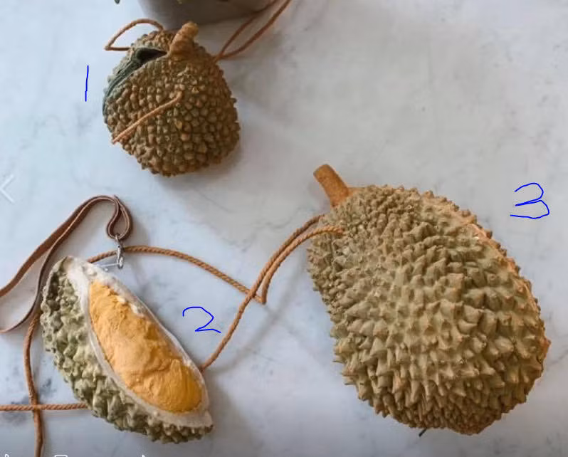 Được biết, túi xách sầu riêng này đang được bày bán nhiều tại Thái Lan, giá của nó dao động từ 390 bath (gần 300 nghìn đồng) đến 990 bath (gần 750 nghìn đồng).