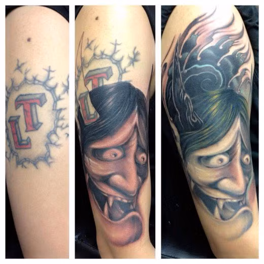 Qua những hình ảnh này, các cặp đôi yêu nhau nên suy nghĩ thật kỹ trước khi quyết định để lại dấu ấn của người yêu bằng cách xăm tên hay gương mặt người yêu.