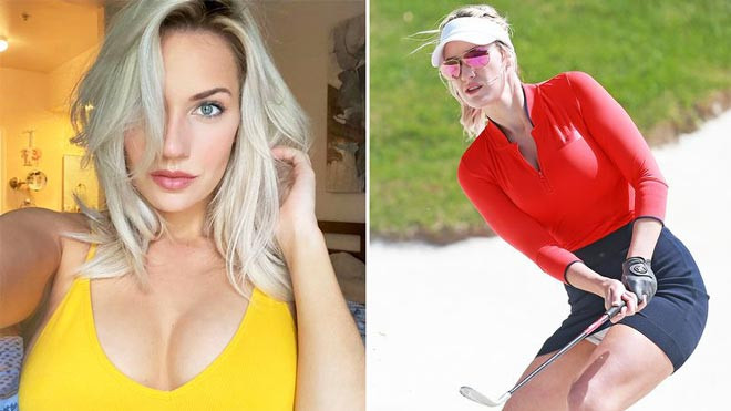 Paige Spiranac, nữ golf thủ 27 tuổi người Mỹ từng bị dọa sát hại vì ăn mặc quá gợi cảm trên mạng xã hội.