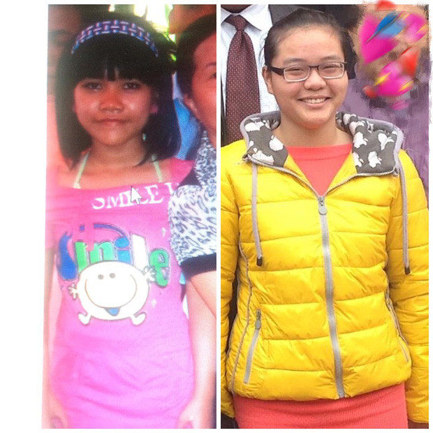 Trước khi sở hữu ngoại hình xinh xắn, đôi bạn thân 9X Hà và Dương từng bị chê lên chê xuống vì xấu. Khi đó, Hà và Dương đều có phần mũm mĩm, làn da ngăm đen và gương mặt kém sắc.