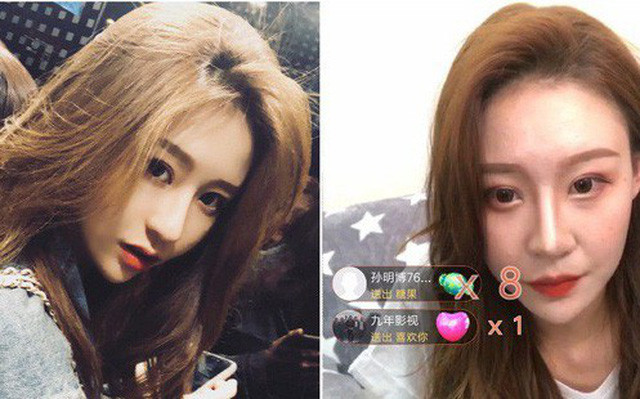 Trước Tiểu Đỗ, một loạt các hot girl khác cũng khiến dân mạng hết hồn khi vô tình tắt đi phần mềm làm đẹp trên livestream.