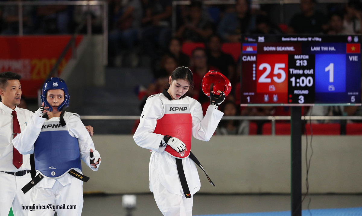 Sorn Seavmey mới 24 tuổi được ví như biểu tượng của thể thao Campuchia. Cô là một trong những vận động viện xuất sắc của đất nước này tham dự SEA Games 30.