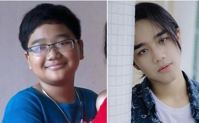 So sánh hai hình ảnh thời quá khứ và bấy giờ, nhiều người rất ngạc nhiên vì chàng béo ngày nào giờ đã "lột xác" không khác gì hot boy vạn người mê.