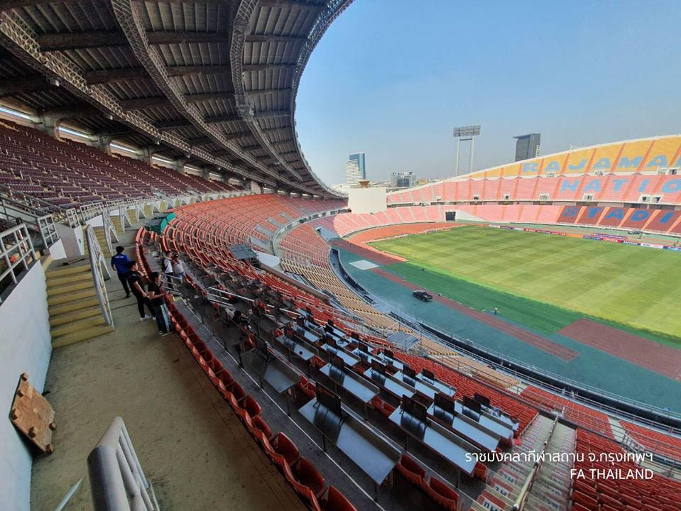 Các sân vận động được lựa chọn đã dọn dẹp sạch sẽ để sẵn sàng đón các đội bóng trong khu vực Châu Á đến tranh tài.