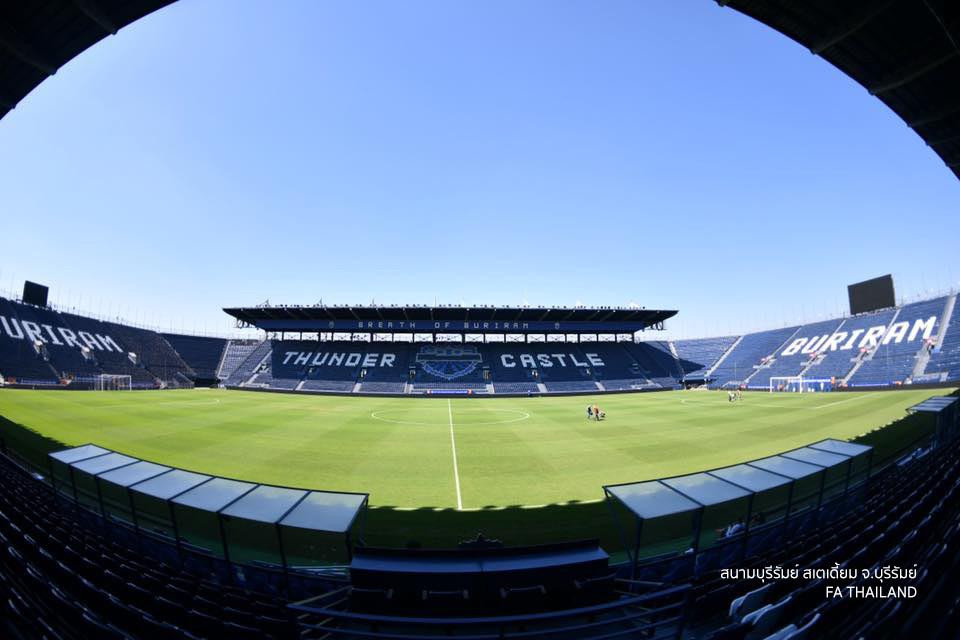 Sân Buriram, nơi các cầu thủ U23 Việt Nam sẽ có trận gặp U23 UAE trong khuôn khổ VCK U23 Châu Á 2020.