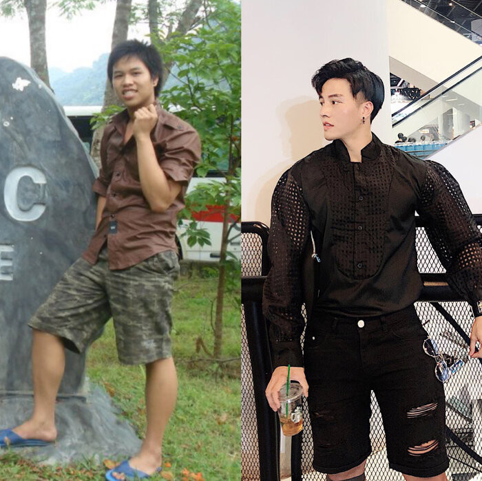 Ngay khi những hình ảnh quá khứ được "khai quật" lại, Huy Bình nhận về không ít bình luận trái chiều về sự "lột xác" của mình.