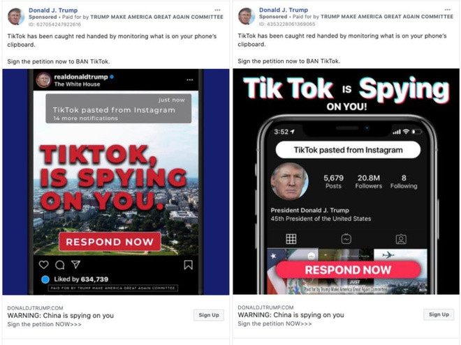 Ông Trump bắt đầu chiến dịch loại bỏ TikTok Ong Trump bat dau chien dich loai bo TikTok