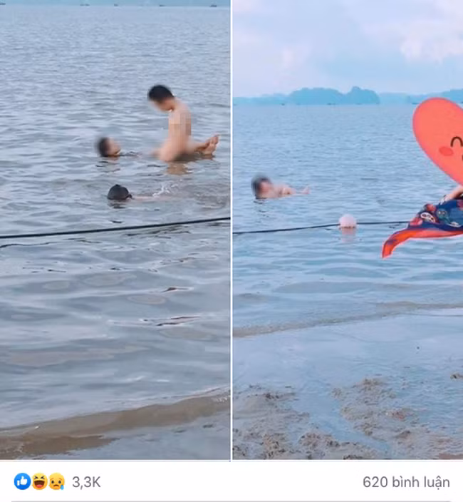 Trên MXH mới đây chia sẻ nhiều về hình ảnh một cặp đôi tạo dáng phản cảm khi đi tắm biển đã khiến dân tình lên án và phê phán gay gắt.