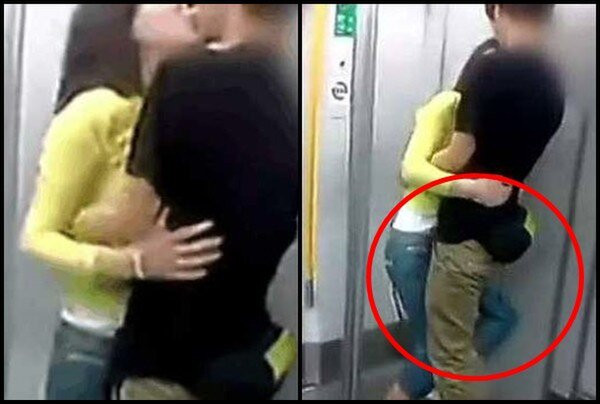 Hình ảnh cặp đôi nam nữ xích lại gần nhau, ôm hôn thắm thiết như chốn không người, mặc dù trên tàu lúc đó khá đông hành khách đã từng gây xôn xao trên MXH Trung Quốc.