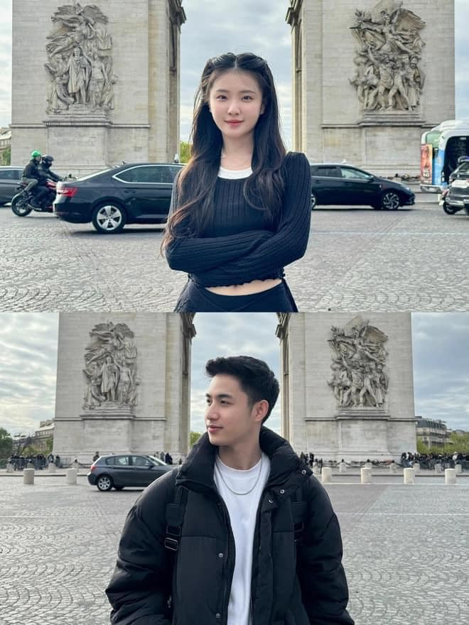 Anh chàng từng bị người đẹp ngó lơ khi gửi lời mời kết bạn Facebook mãi nhưng không được đồng ý. Đó là khi cả 2 đều đang đi du học, Vũ tình cờ xem được vlog trên Youtube của Dương và biết cô đang ở Pháp.