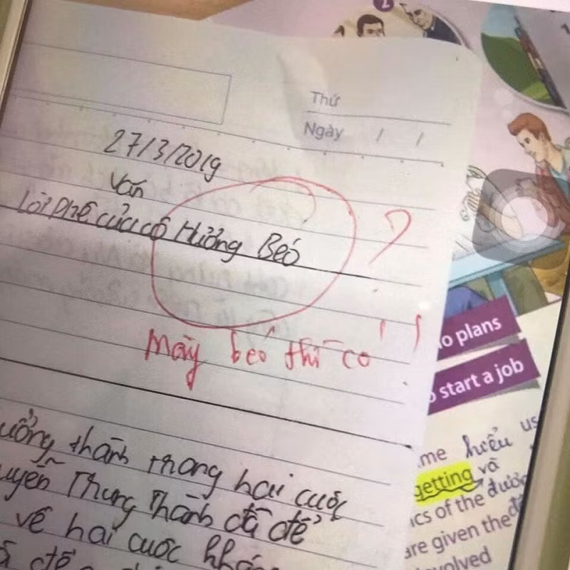 Che co giao beo, hoc sinh nhan loi phe khong the ba dao hon