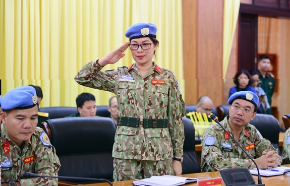 Cụ thể như nắm bắt tình hình địa bàn, phái bộ, vị trí công tác, đồng thời được huấn luyện về quân y, về kỹ năng sinh tồn, lái xe 2 cầu…