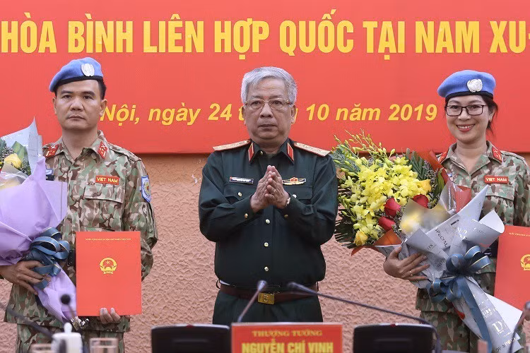 Trong đó, nữ thiếu tá Minh Phương là nữ quan sát viên quân sự đầu tiên của Việt Nam ở Phái bộ Nam Sudan.