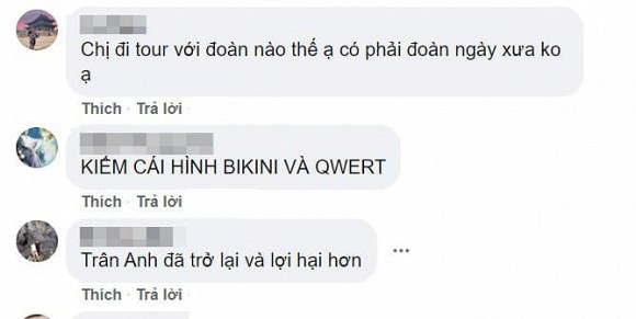 Trước sự tấn công của anti-fan, Trâm Anh vẫn giữ thái độ im lặng. Cô cũng không xóa những bình luận ác ý. Bên cạnh đó, hot girl gửi lời cảm ơn đến những ai khen cô xinh đẹp.