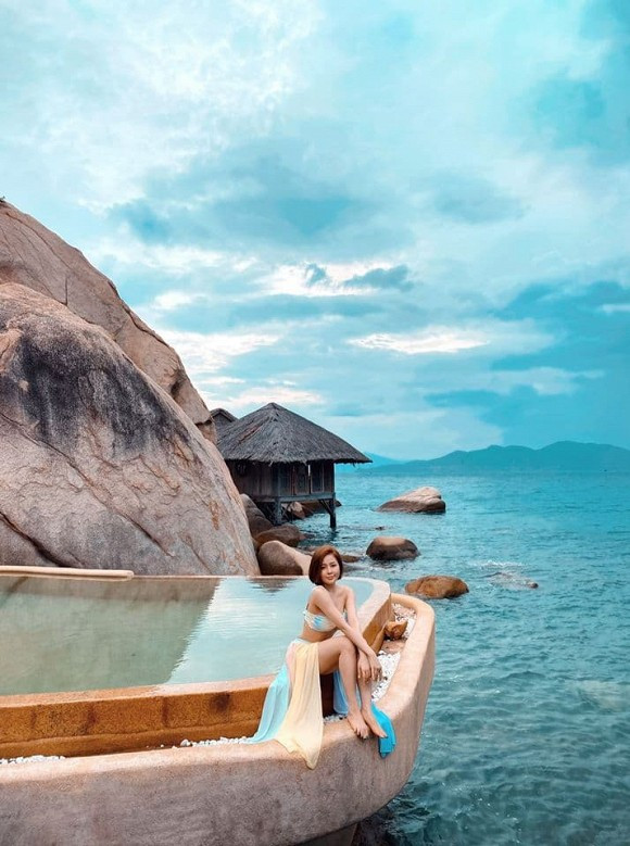 Thân hình đẹp của Trâm Anh sau thời gian được tập luyện.