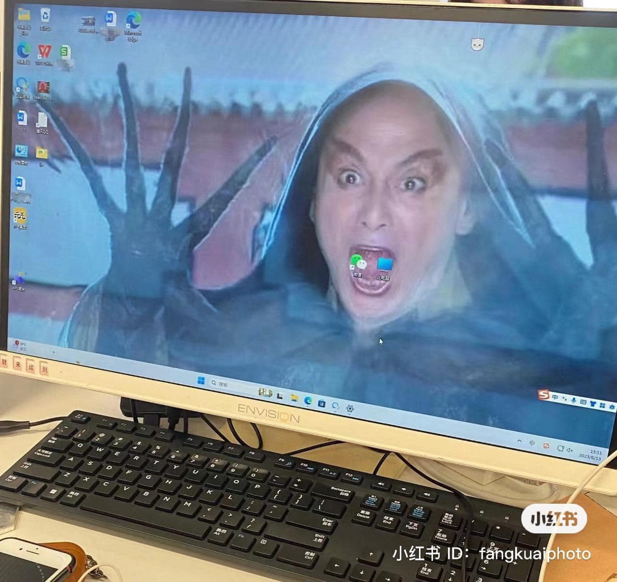 Không ít người phì cười khi nhìn thấy hình ảnh này.