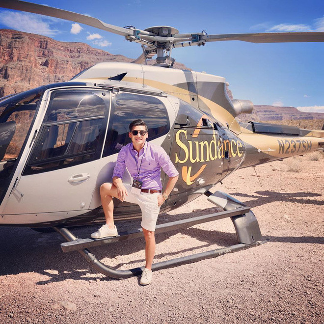 Giống như các anh em trong chương trình, Huy Phan cũng đi du lịch rất nhiều nơi, có cuộc sống thoải mái khiến nhiều người ao ước.