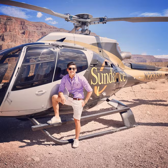 Giống như các anh em trong chương trình, Huy Phan cũng đi du lịch rất nhiều nơi, có cuộc sống thoải mái khiến nhiều người ao ước.