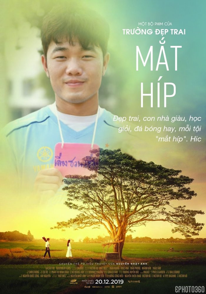 Những ngày cuối năm, trào lưu chế ảnh theo phong cách phim " Mắt biếc" được cả mạng xã hội thích thú. Không đứng ngoài cuộc vui, các cầu thủ của tuyển Việt Nam cũng xuất hiện trên poster phim cực chất.