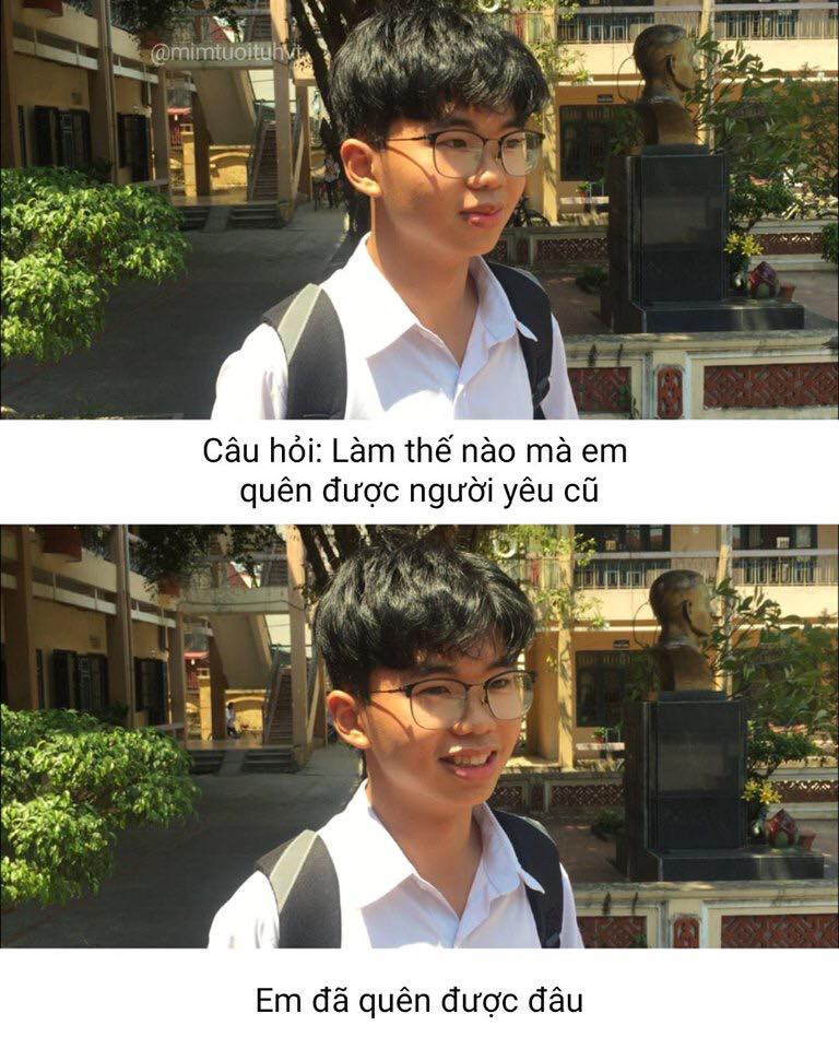 Đã cố quên rồi còn cứ gợi lại vào nỗi đau của cậu học sinh.