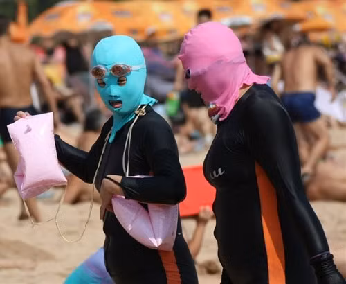 Sẵn sàng đi bơi thôi.