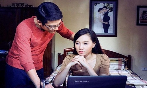 MC Minh Hà - người dính nghi án tình cảm với bạn diễn Chí Nhân. Ảnh: TL