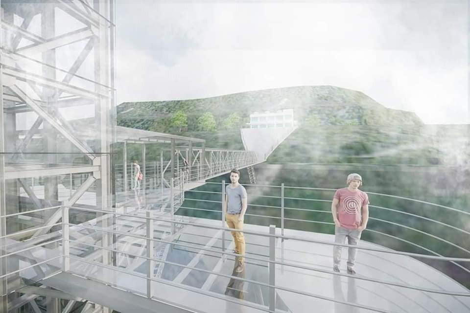 Cầu kính Rồng Mây Sapa đem đến trải nghiệm “đi bộ trên mây” gai người, lạnh gáy cho các du khách muốn thử thách. Ảnh: rongmay.vn.