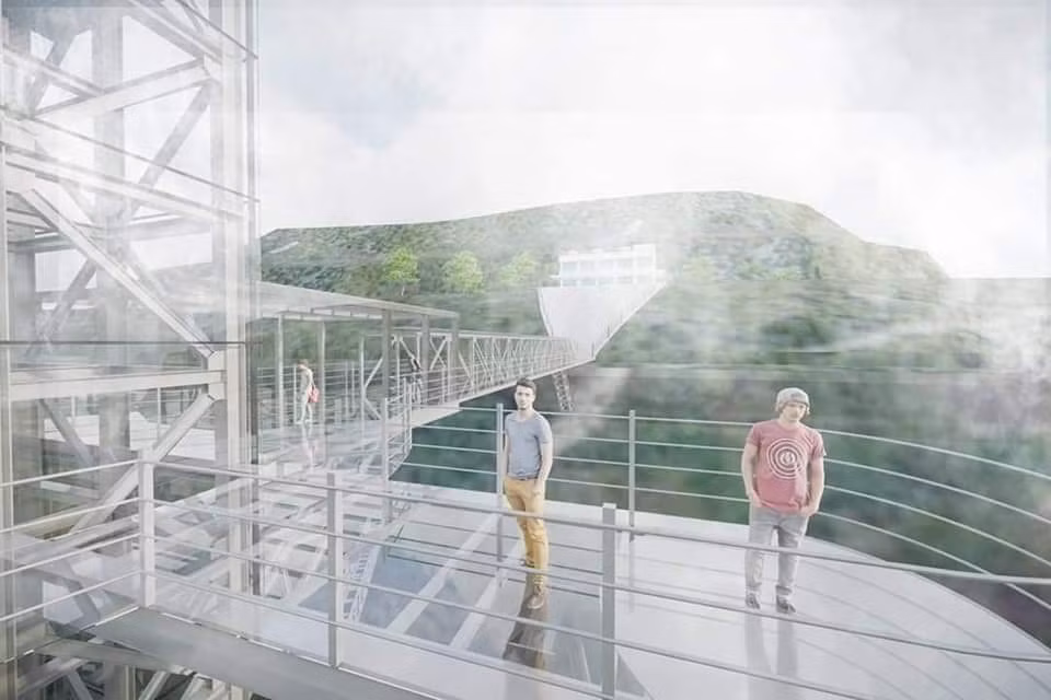 Cầu kính Rồng Mây Sapa đem đến trải nghiệm “đi bộ trên mây” gai người, lạnh gáy cho các du khách muốn thử thách. Ảnh: rongmay.vn.