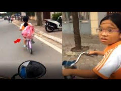 Nhân vật chính trong đoạn clip đồng thời là chủ nhân của câu nói nổi tiếng này là một bé gái đang đạp xe đi học về. Không ai ngờ được chỉ với 9 giây ngắn ngủi hình ảnh về cô bé lại trở thành trào lưu mạng xã hội.