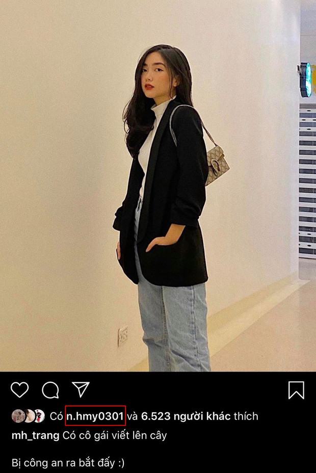 Huyền My luôn "thả tim" ảnh của hot girl Mai Hà Trang. Dường như họ mới quen và rất thân thiết với nhau.