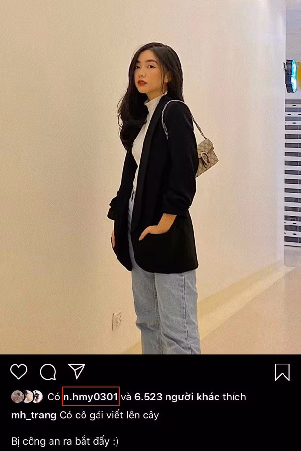 Huyền My luôn "thả tim" ảnh của hot girl Mai Hà Trang. Dường như họ mới quen và rất thân thiết với nhau.