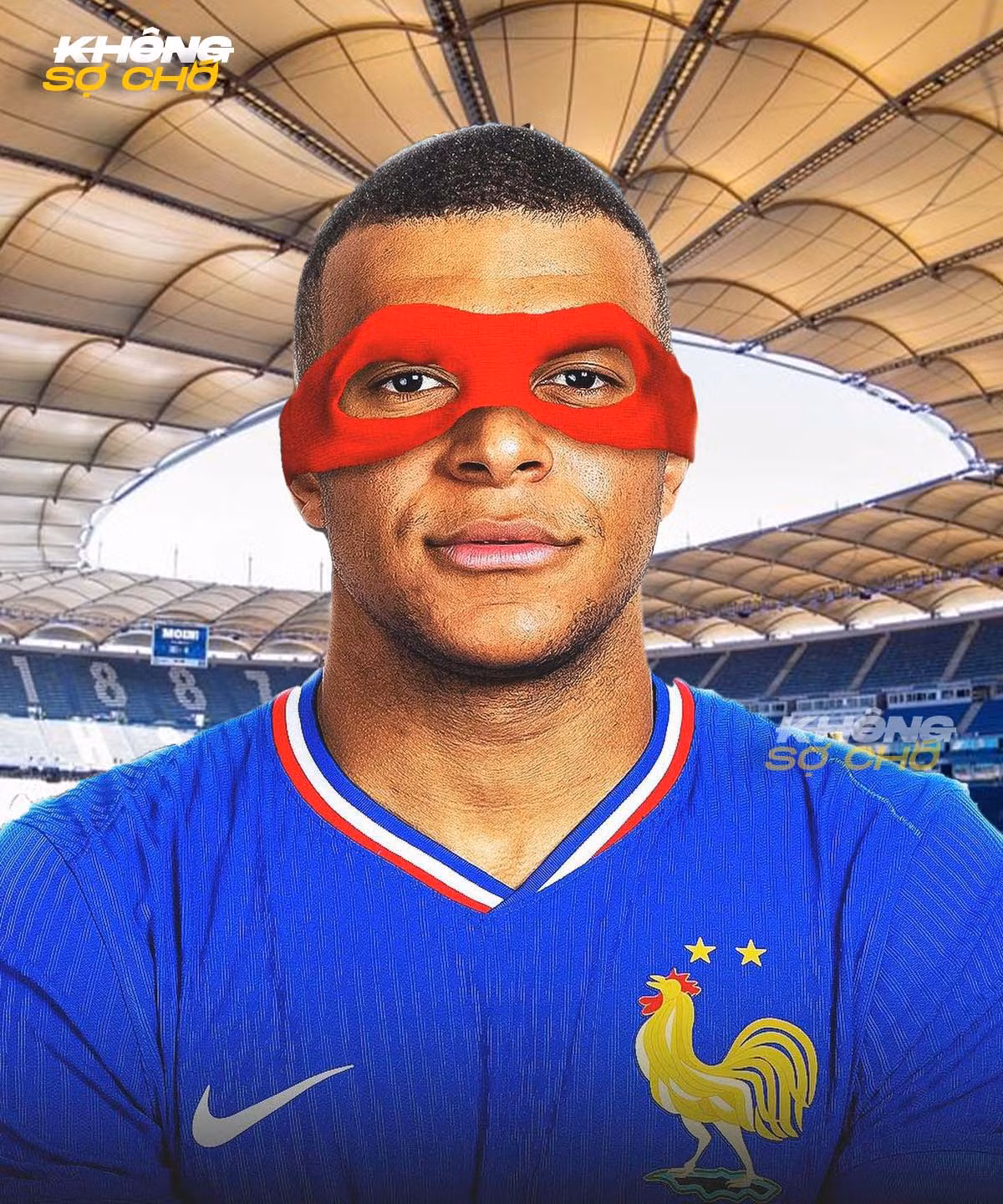 Tuy nhiên chiếc mặt nạ đó sẽ không được sử dụng trong các trận đấu chính thức của EURO. Theo quy định của UEFA, UEFA chỉ cho phép tiền đạo người Pháp đeo mặt nạ có một màu và không có thêm bất kỳ họa tiết nào khác. Ngay lập tức fan của anh chàng đã thiết kế cho chàng cầu thủ những chiếc mặt nạ cực độc đáo, "tha hồ lựa chọn".