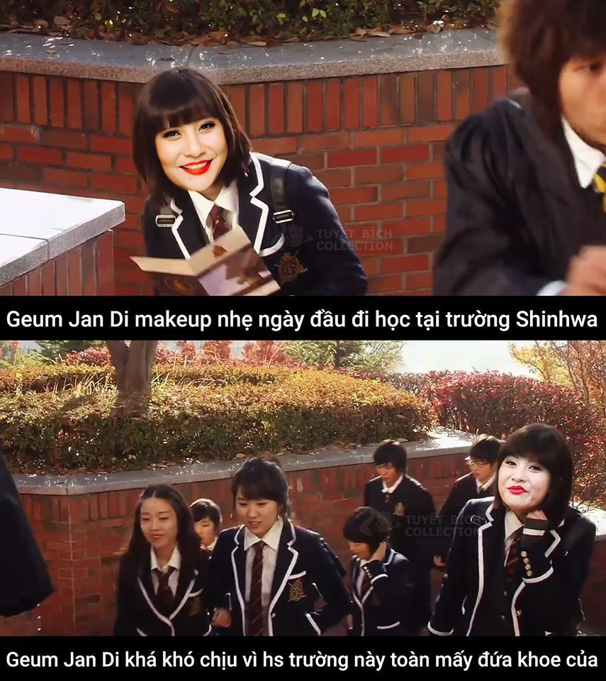 Tập 1 của Vườn Sao Băng bản Việt đã được dân tình cho lên sóng với hình ảnh tựu trường của Cát Phượng trông thật ấn tượng.