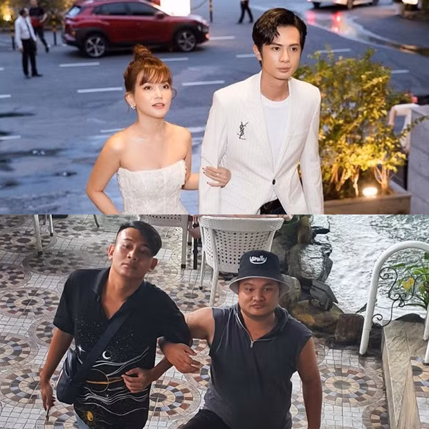 Không bỏ qua cơ hội trêu ghẹo bạn thân, Thái Vũ ngay lập tức hợp tác cùng Vinh Râu "hóa thân" thành cặp đôi "tiên đồng ngọc nữ" khiến dân mạng phì cười.