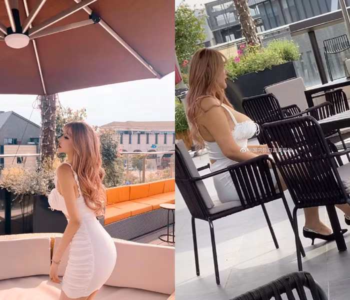 Mới đây, trên mạng xã hội Weibo có xôn xao về cô nàng hot girl có nickname là Amanda Ni Ni. Cô nàng người mẫu Trung Quốc sở hữu 110 nghìn người theo dõi này nổi bật với vóc dáng mảnh mai cùng những đường cong gợi cảm. Tuy nhiên, có người đã bóc mẽ rằng những gì cô đăng tải chỉ là giả, ngoài đời, Amanda Ni Ni trông béo ục ịch.