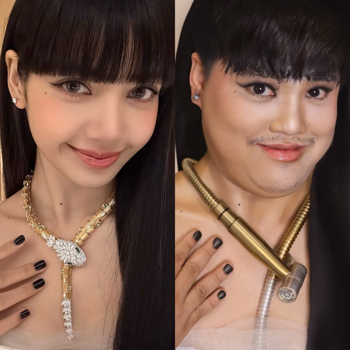 Trước đó, anh chàng này cũng từng cosplay thành Lisa (Blackpink) khiến netizen được phen cười nghiêng ngả.