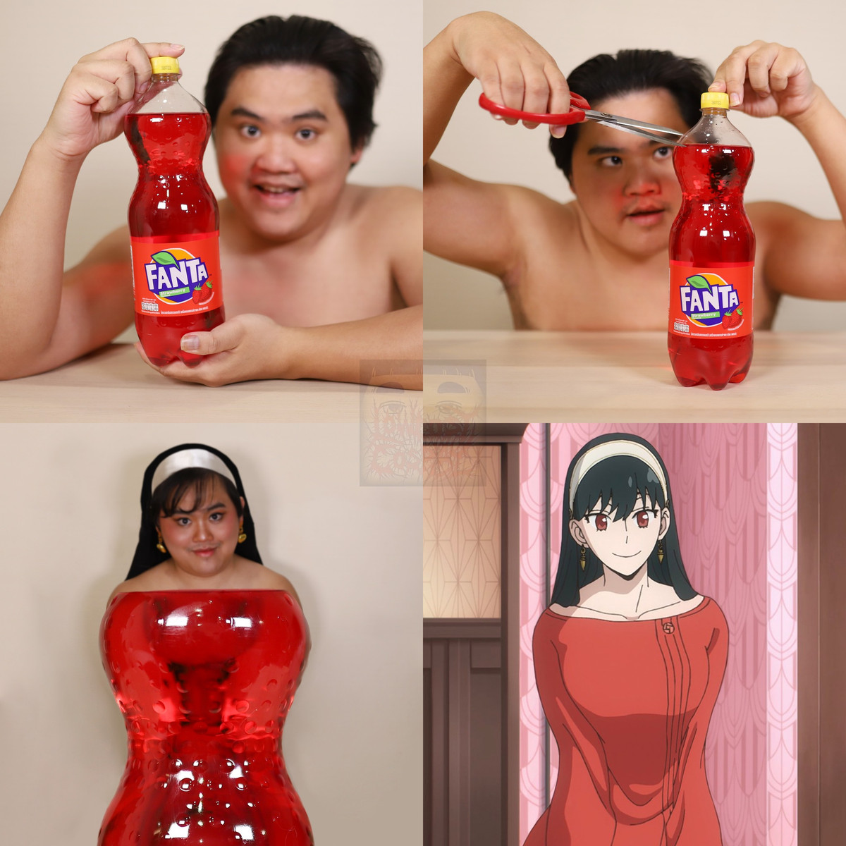 Chiếc váy cực sáng tạo từ một chai nước ngọt.