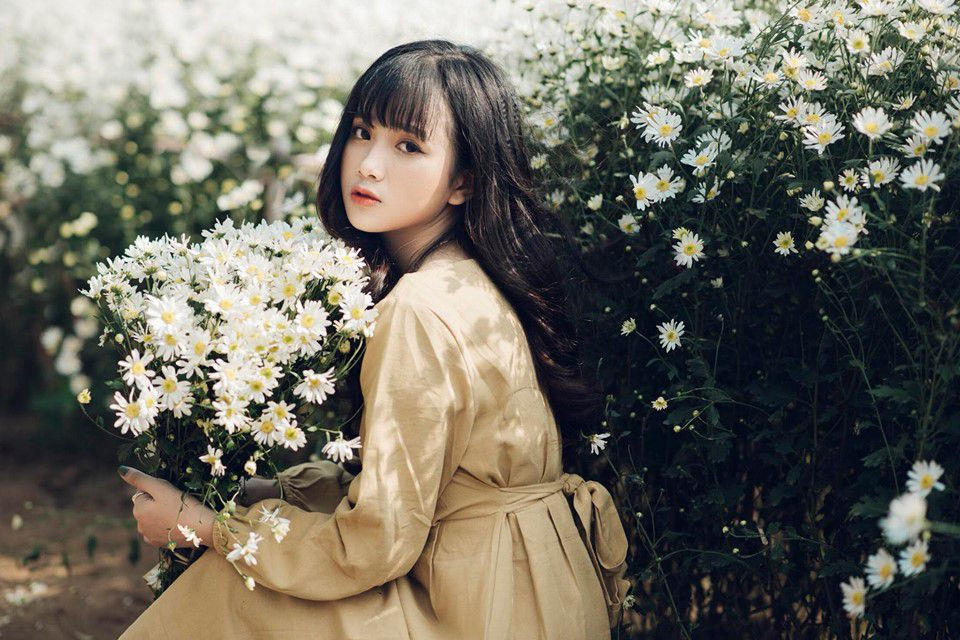 Ánh từng kể, ban đầu cô bén duyên với nghề mẫu khi được một người bạn đồng hương rủ đi chụp ảnh. Bộ ảnh đầu tiên của cô có chủ đề hưởng ứng bóng đá.